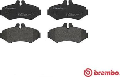 Brembo P 50 020 - Тормозные колодки, дисковые, комплект autospares.lv