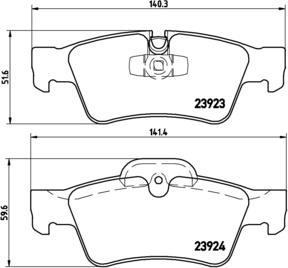 Textar 2392317905 - Тормозные колодки, дисковые, комплект autospares.lv