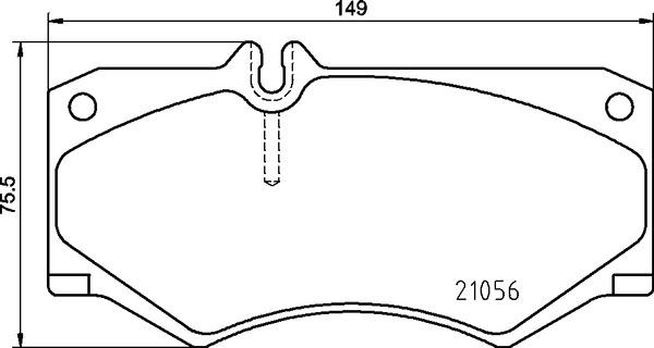 Brembo P 50 134 - Тормозные колодки, дисковые, комплект autospares.lv