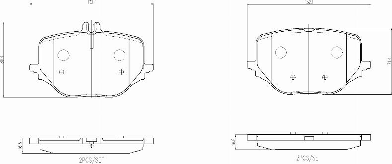 Brembo P50170N - Тормозные колодки, дисковые, комплект autospares.lv