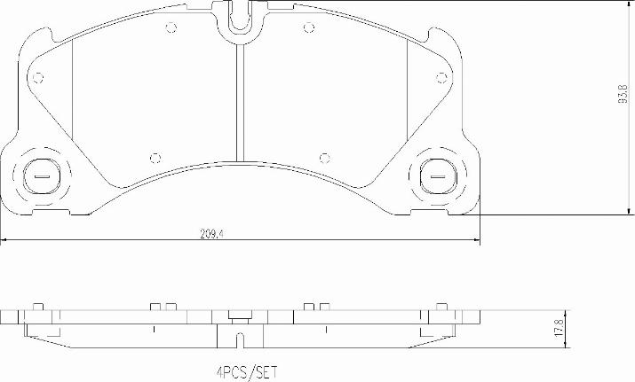 Brembo P65046N - Тормозные колодки, дисковые, комплект autospares.lv