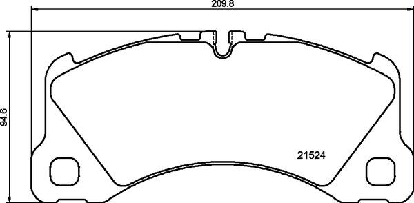 Brembo P 65 046 - Тормозные колодки, дисковые, комплект autospares.lv