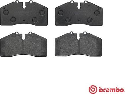 Brembo P 65 005 - Тормозные колодки, дисковые, комплект autospares.lv