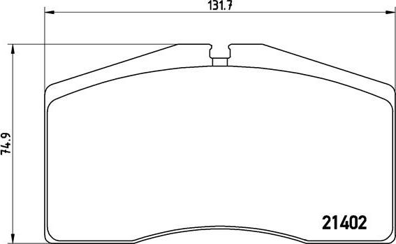 Brembo P 65 006 - Тормозные колодки, дисковые, комплект autospares.lv