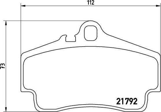 Brembo P 65 008 - Тормозные колодки, дисковые, комплект autospares.lv