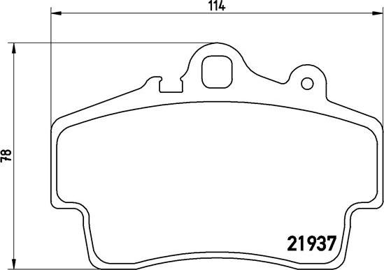 Brembo P 65 007 - Тормозные колодки, дисковые, комплект autospares.lv