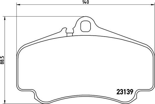 Brembo P 65 011 - Тормозные колодки, дисковые, комплект autospares.lv