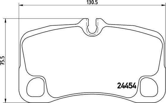 Brembo P 65 013 - Тормозные колодки, дисковые, комплект autospares.lv