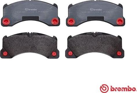 Brembo P 65 021 - Тормозные колодки, дисковые, комплект autospares.lv