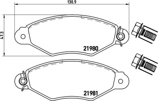 AP LP1610 - Тормозные колодки, дисковые, комплект autospares.lv