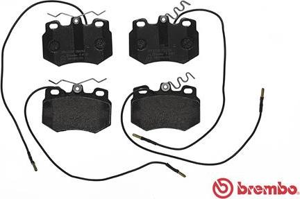 Brembo P 61 041 - Тормозные колодки, дисковые, комплект autospares.lv