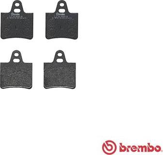 Brembo P 61 062 - Тормозные колодки, дисковые, комплект autospares.lv