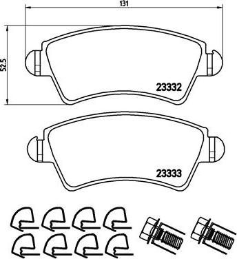 BENDIX 571965X - Тормозные колодки, дисковые, комплект autospares.lv