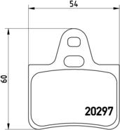 Brembo P 61 010 - Тормозные колодки, дисковые, комплект autospares.lv