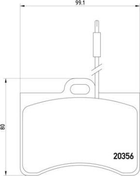 Brembo P 61 012 - Тормозные колодки, дисковые, комплект autospares.lv