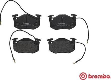 Brembo P 61 029 - Тормозные колодки, дисковые, комплект autospares.lv