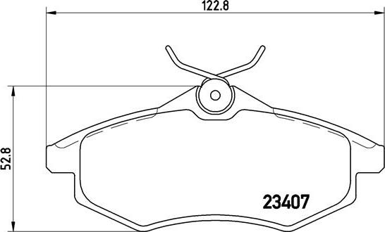 Brembo P 61 074 - Тормозные колодки, дисковые, комплект autospares.lv