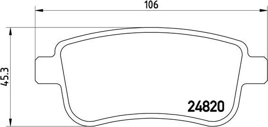 Brembo P 68 041 - Тормозные колодки, дисковые, комплект autospares.lv