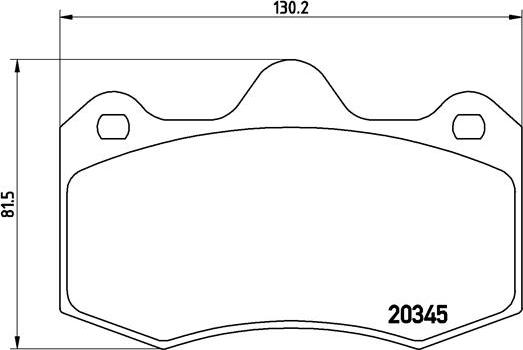 Brembo P 68 051 - Тормозные колодки, дисковые, комплект autospares.lv