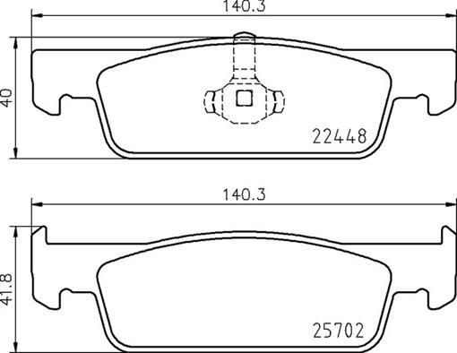 Brembo P 68 069 - Тормозные колодки, дисковые, комплект autospares.lv