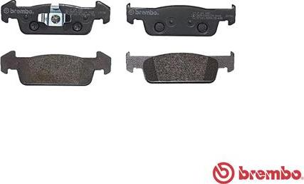 Brembo P 68 060 - Тормозные колодки, дисковые, комплект autospares.lv