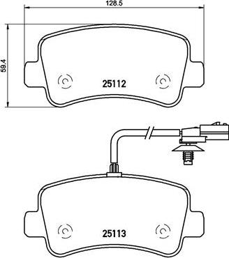 Brembo P 68 063 - Тормозные колодки, дисковые, комплект autospares.lv