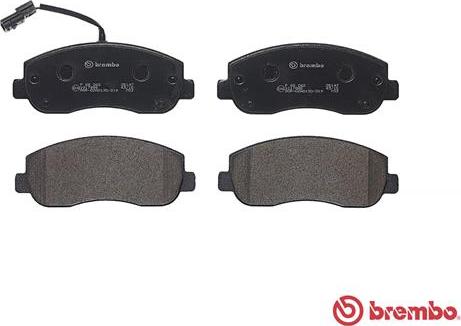 Brembo P 68 062 - Тормозные колодки, дисковые, комплект autospares.lv