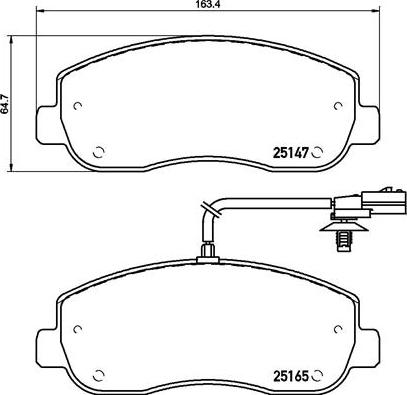 Brembo P 68 062 - Тормозные колодки, дисковые, комплект autospares.lv