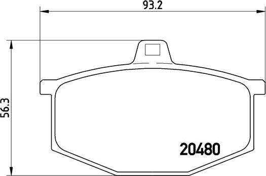 Brembo P 68 005 - Тормозные колодки, дисковые, комплект autospares.lv