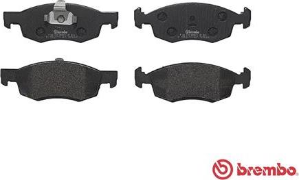 Brembo P 68 039 - Тормозные колодки, дисковые, комплект autospares.lv