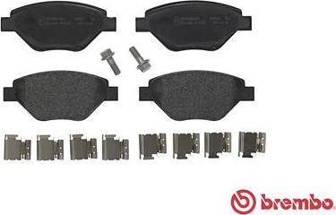 Brembo P 68 031 - Тормозные колодки, дисковые, комплект autospares.lv