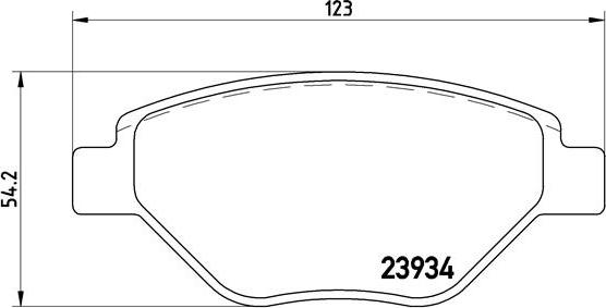 Brembo P 68 031 - Тормозные колодки, дисковые, комплект autospares.lv