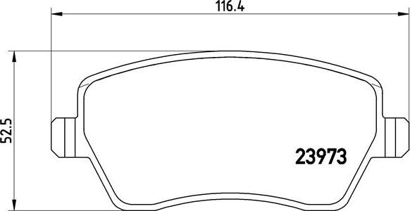 Brembo P 68 033X - Тормозные колодки, дисковые, комплект autospares.lv