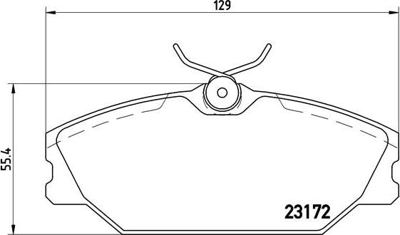 Brembo P 68 027 - Тормозные колодки, дисковые, комплект autospares.lv