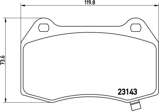 Brembo P 09 003 - Тормозные колодки, дисковые, комплект autospares.lv