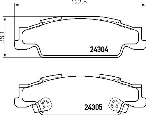 Brembo P 09 007 - Тормозные колодки, дисковые, комплект autospares.lv