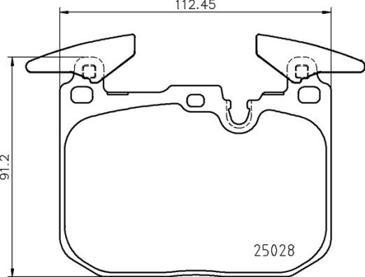 Brembo P 06 098 - Тормозные колодки, дисковые, комплект autospares.lv