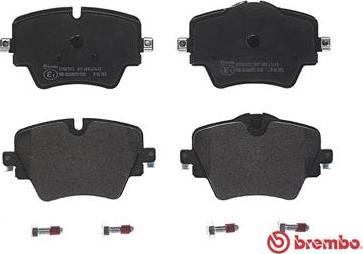 Brembo P 06 093 - Тормозные колодки, дисковые, комплект autospares.lv