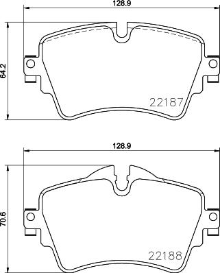 Brembo P 06 092 - Тормозные колодки, дисковые, комплект autospares.lv