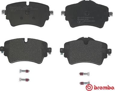 Brembo P 06 092 - Тормозные колодки, дисковые, комплект autospares.lv