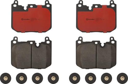 Brembo P06097N - Тормозные колодки, дисковые, комплект autospares.lv