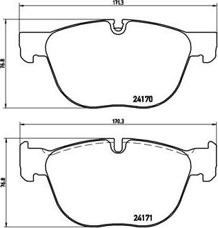 Brembo P 06 049X - Тормозные колодки, дисковые, комплект autospares.lv