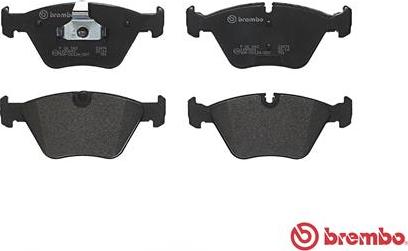 Brembo P 06 042 - Тормозные колодки, дисковые, комплект autospares.lv