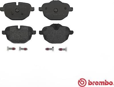 Brembo P 06 064 - Тормозные колодки, дисковые, комплект autospares.lv