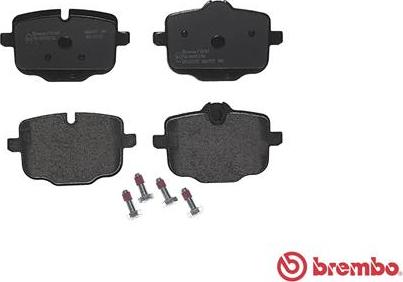 Brembo P 06 061 - Тормозные колодки, дисковые, комплект autospares.lv