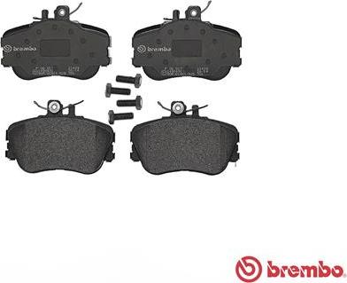 Brembo P 06 017 - Тормозные колодки, дисковые, комплект autospares.lv