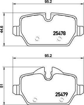 Brembo P 06 080 - Тормозные колодки, дисковые, комплект autospares.lv