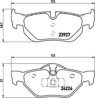 Brembo P 06 038X - Тормозные колодки, дисковые, комплект autospares.lv