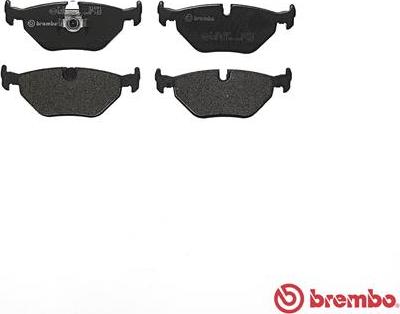 Brembo P 06 023 - Тормозные колодки, дисковые, комплект autospares.lv