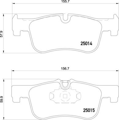 Brembo P 06 078X - Тормозные колодки, дисковые, комплект autospares.lv